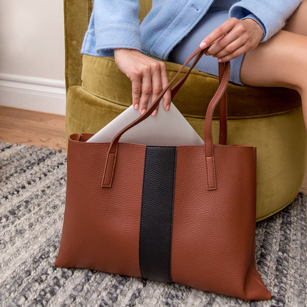 Vince Camuto Vegan Leather Luck Tote